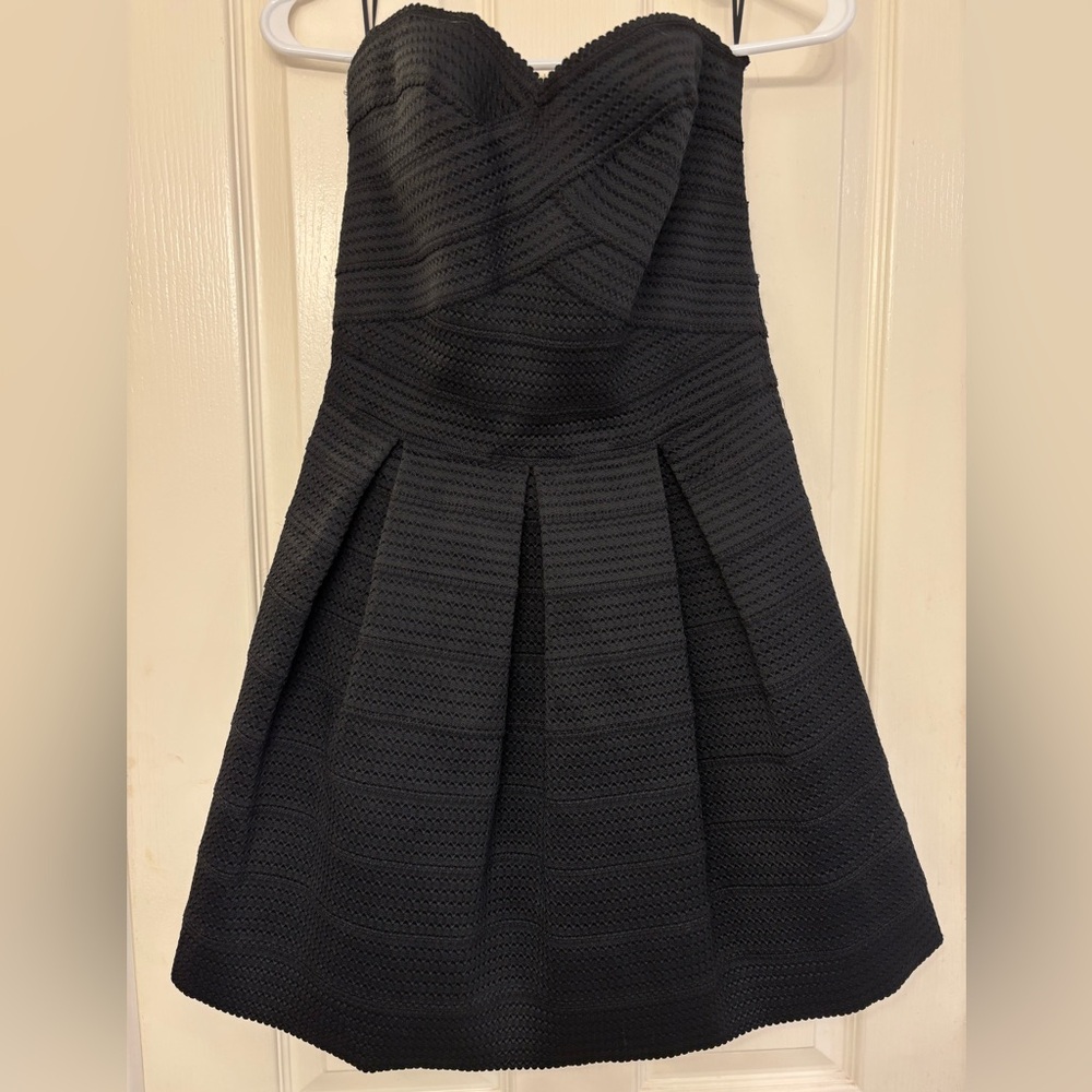 Express Women’s Black Strapless Dress